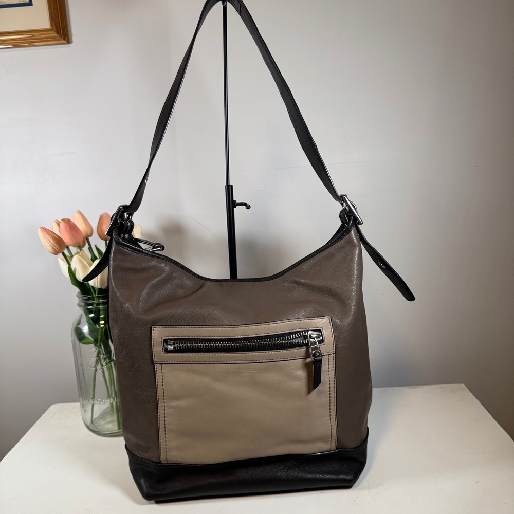 Coach Legacy Color Block Leather Hobo Shoulder Bag E1220-19979